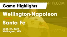 Wellington-Napoleon  vs Santa Fe  Game Highlights - Sept. 29, 2020