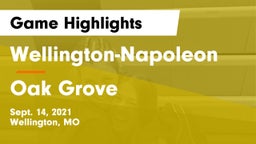 Wellington-Napoleon  vs Oak Grove  Game Highlights - Sept. 14, 2021