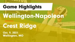 Wellington-Napoleon  vs Crest Ridge  Game Highlights - Oct. 9, 2021