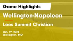 Wellington-Napoleon  vs Lees Summit Christian Game Highlights - Oct. 19, 2021