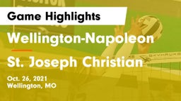 Wellington-Napoleon  vs St. Joseph Christian Game Highlights - Oct. 26, 2021