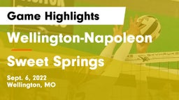 Wellington-Napoleon  vs Sweet Springs  Game Highlights - Sept. 6, 2022
