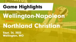 Wellington-Napoleon  vs Northland Christian  Game Highlights - Sept. 26, 2022