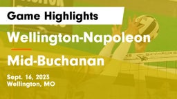 Wellington-Napoleon  vs Mid-Buchanan  Game Highlights - Sept. 16, 2023