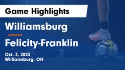 Williamsburg  vs Felicity-Franklin  Game Highlights - Oct. 3, 2023