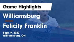 Williamsburg  vs Felicity Franklin  Game Highlights - Sept. 9, 2020