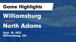 Williamsburg  vs North Adams  Game Highlights - Sept. 28, 2023