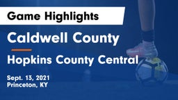 Caldwell County  vs Hopkins County Central  Game Highlights - Sept. 13, 2021