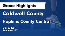 Caldwell County  vs Hopkins County Central  Game Highlights - Oct. 5, 2021