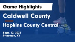 Caldwell County  vs Hopkins County Central  Game Highlights - Sept. 12, 2022