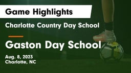 Charlotte Country Day School vs Gaston Day School Game Highlights - Aug. 8, 2023