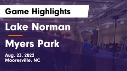 Lake Norman  vs Myers Park  Game Highlights - Aug. 23, 2022