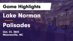 Lake Norman  vs Palisades  Game Highlights - Oct. 22, 2022