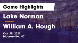 Lake Norman  vs William A. Hough  Game Highlights - Oct. 25, 2022