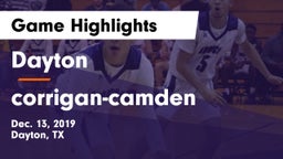 Dayton  vs corrigan-camden Game Highlights - Dec. 13, 2019