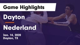 Dayton  vs Nederland  Game Highlights - Jan. 14, 2020