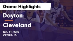 Dayton  vs Cleveland  Game Highlights - Jan. 31, 2020