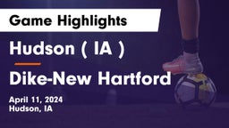 Hudson   ( IA ) vs ****-New Hartford  Game Highlights - April 11, 2024