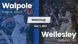 Matchup: Walpole  vs. Wellesley  2017