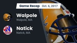 Recap: Walpole  vs. Natick  2017