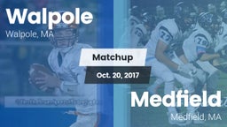 Matchup: Walpole  vs. Medfield  2017