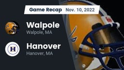 Recap: Walpole  vs. Hanover  2022
