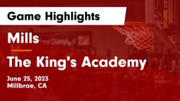 Mills  vs The King's Academy  Game Highlights - June 25, 2023