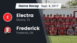 Recap: Electra  vs. Frederick  2017