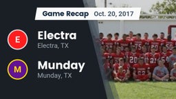 Recap: Electra  vs. Munday  2017