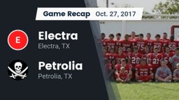 Recap: Electra  vs. Petrolia  2017