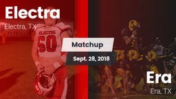 Matchup: Electra  vs. Era  2018