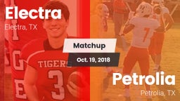 Matchup: Electra  vs. Petrolia  2018