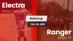 Matchup: Electra  vs. Ranger  2019