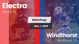 Matchup: Electra  vs. Windthorst  2019