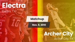 Matchup: Electra  vs. Archer City  2019