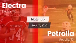 Matchup: Electra  vs. Petrolia  2020