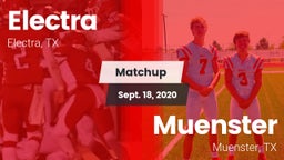 Matchup: Electra  vs. Muenster  2020