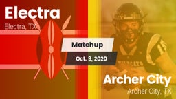 Matchup: Electra  vs. Archer City  2020