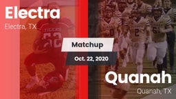 Matchup: Electra  vs. Quanah  2020