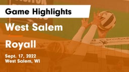 West Salem  vs Royall  Game Highlights - Sept. 17, 2022