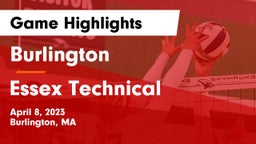 Burlington  vs Essex Technical  Game Highlights - April 8, 2023