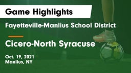 Fayetteville-Manlius School District  vs Cicero-North Syracuse  Game Highlights - Oct. 19, 2021