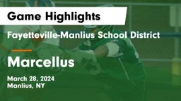 Fayetteville-Manlius School District  vs Marcellus  Game Highlights - March 28, 2024