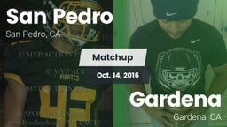 Matchup: San Pedro High vs. Gardena  2016