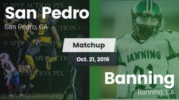 Matchup: San Pedro High vs. Banning  2016