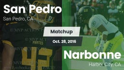 Matchup: San Pedro High vs. Narbonne  2016