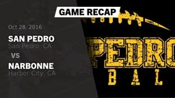Recap: San Pedro  vs. Narbonne  2016