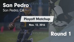 Matchup: San Pedro High vs. Round 1 2016