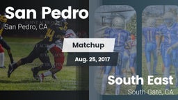 Matchup: San Pedro High vs. South East  2017