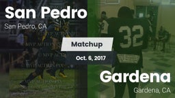 Matchup: San Pedro High vs. Gardena  2017